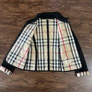 Burberry Black Quilted Jacket size S